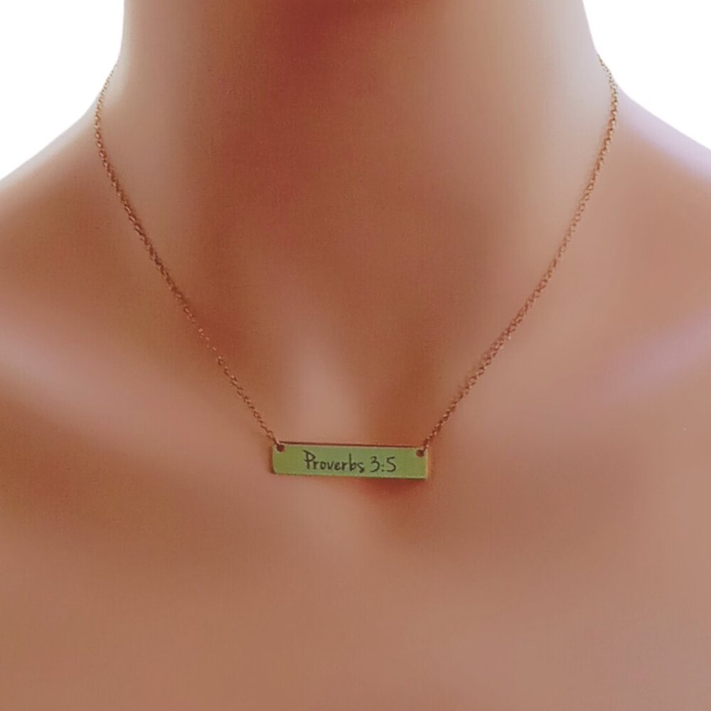 Faith Gold Necklace